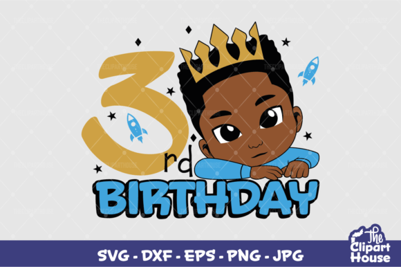 3rd Birthday Boy Graphics for Crafts