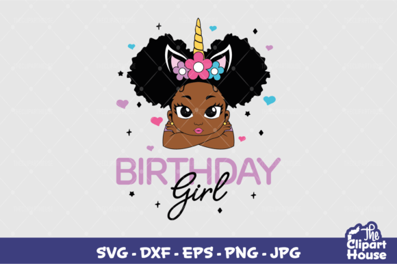 Birthday Girl Graphics for Crafts