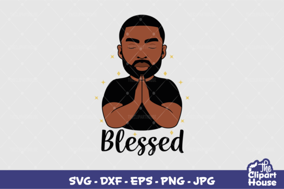 Blessed Praying Black Man