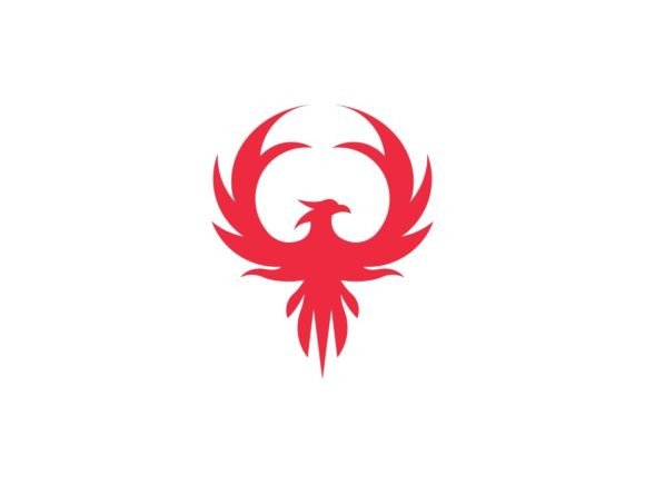 Flying Phoenix Logo Template Graphics