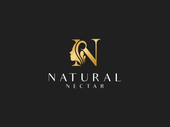 Letter N Luxury Beauty Logo Template