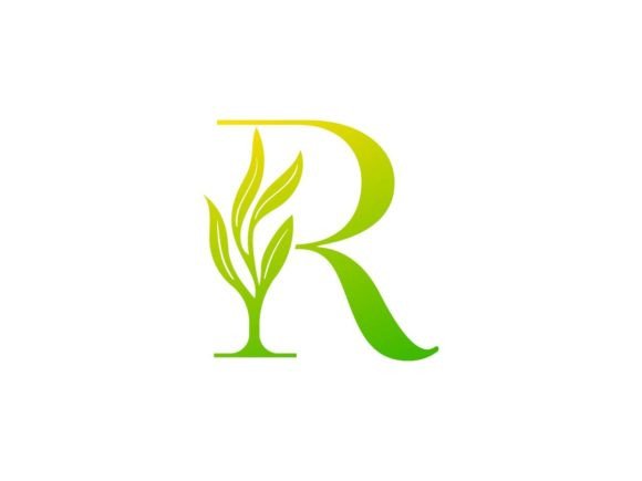 Letter R Nature Logo Template for Modern Branding