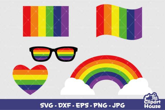 LGBTQIA Pride Graphics for Crafts